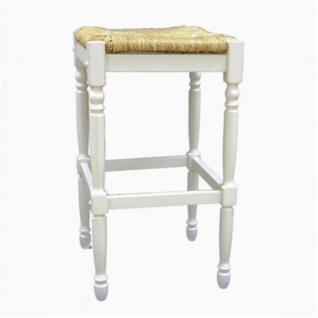 Carolina Chair & Table Carolina 2663-RTA-MW RTA Covington Rush Seat Stool- 29 Inch High Finish 2663-RTA-MW